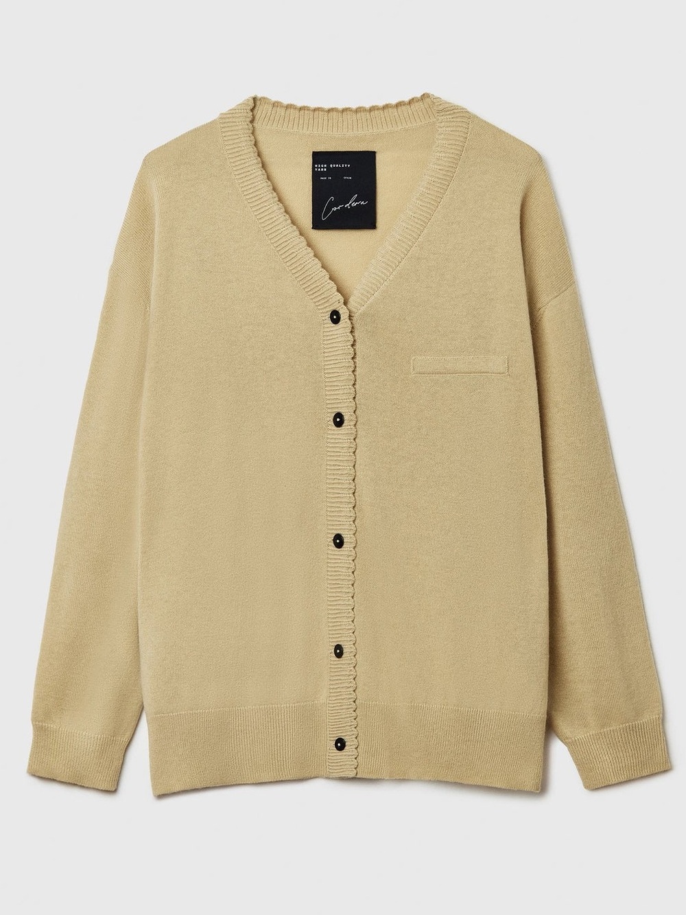 Cordera merino wool butter cardigan